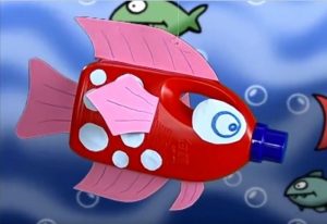 kerajinan dari barang bekas jadi ikan