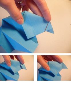 Kerajinan dari Kertas Origami Bunga