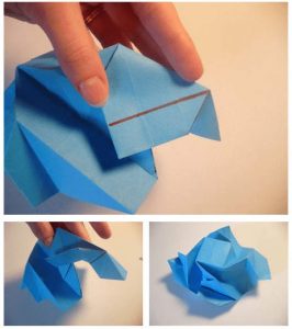 Kerajinan dari kertas Origami Bunga