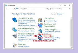 Cara Sharing Printer 