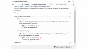 Cara Sharing Printer