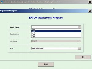Cara Reset Printer Epson L120