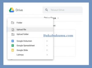 Cara upload google drive